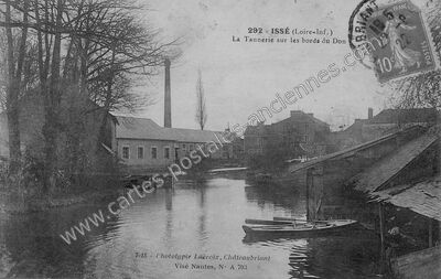Carte postale ancienne La Tannerie sur les bords du Don — Issé (Loire-Atlantique)