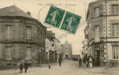 Carte postale ancienne Le Bourg — Legé (Loire-Atlantique)