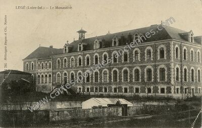 Carte postale ancienne Le Monastère — Legé (Loire-Atlantique)