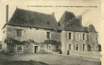 Carte postale ancienne Ancien Château des Chapelières, au Sud-Ouest — Maumusson (Loire-Atlantique)