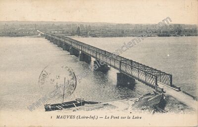 Carte postale ancienne Mauves — Mauves-sur-Loire (Loire-Atlantique)
