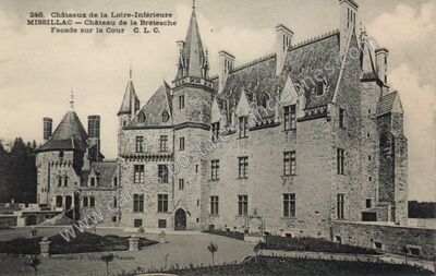 Carte postale ancienne Château de la Brétesche — Missillac (Loire-Atlantique)