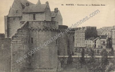 Carte postale ancienne Château de la Duchesse Anne — Nantes (Loire-Atlantique)