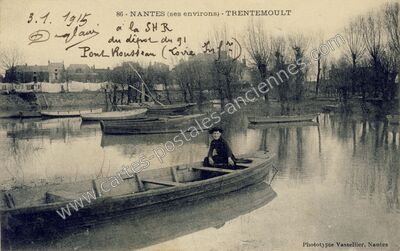 Carte postale ancienne Trentemoult — Nantes (Loire-Atlantique)
