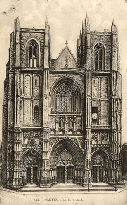 Carte postale ancienne La Cathédrale — Nantes (Loire-Atlantique)