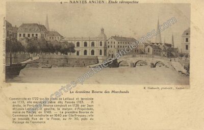 Carte postale ancienne Etude rétrospective — Nantes (Loire-Atlantique)