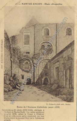 Carte postale ancienne Etude rétrospective — Nantes (Loire-Atlantique)
