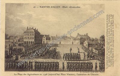 Carte postale ancienne Etude rétrospective — Nantes (Loire-Atlantique)