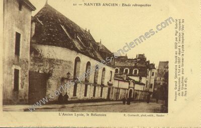 Carte postale ancienne Etude rétrospective — Nantes (Loire-Atlantique)