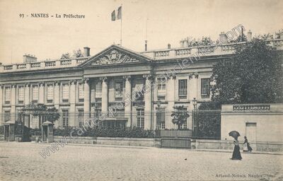 Carte postale ancienne La Préfecture — Nantes (Loire-Atlantique)