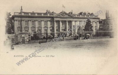 Carte postale ancienne La Préfecture — Nantes (Loire-Atlantique)