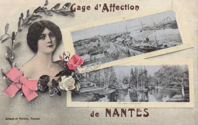Carte postale ancienne Nantes — Nantes (Loire-Atlantique)