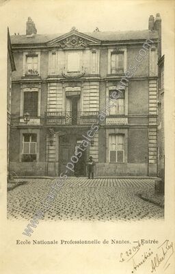 Carte postale ancienne Ecole Nationale Professionnelle — Nantes (Loire-Atlantique)