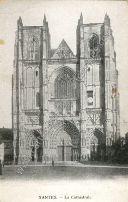 Carte postale ancienne La Cathédrale — Nantes (Loire-Atlantique)