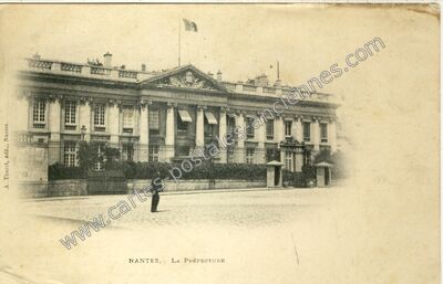 Carte postale ancienne La Préfecture — Nantes (Loire-Atlantique)