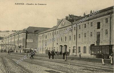Carte postale ancienne Chambre du Commerce — Nantes (Loire-Atlantique)