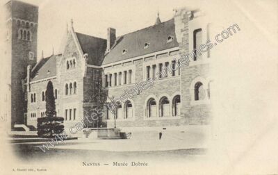 Carte postale ancienne Musée Dobrée — Nantes (Loire-Atlantique)