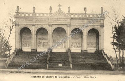 Carte postale ancienne Pèlerinage du Calvaire — Pontchâteau (Loire-Atlantique)