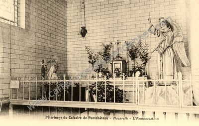 Carte postale ancienne Pèlerinage du Calvaire - Nazareth - L'Annonciation — Pontchâteau (Loire-Atlantique)
