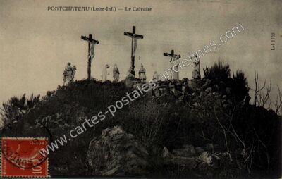 Carte postale ancienne Le Calvaire — Pontchâteau (Loire-Atlantique)