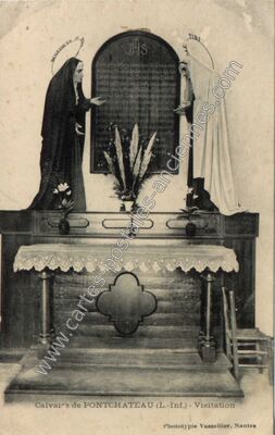 Carte postale ancienne Calvaire - Visitation — Pontchâteau (Loire-Atlantique)