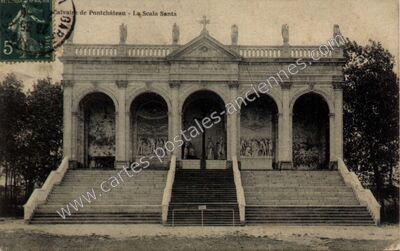 Carte postale ancienne Calvaire - La Scala Santa — Pontchâteau (Loire-Atlantique)