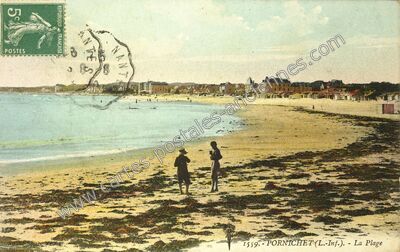 Carte postale ancienne La Plage — Pornichet (Loire-Atlantique)