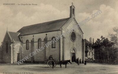 Carte postale ancienne La Chapelle des Dunes — Pornichet (Loire-Atlantique)