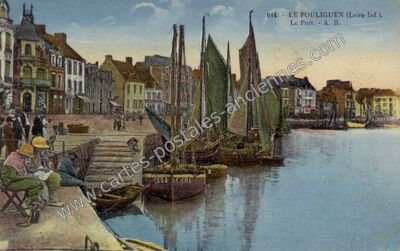 Carte postale ancienne Le Port — Le Pouliguen (Loire-Atlantique)