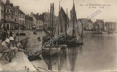 Carte postale ancienne Le Port — Le Pouliguen (Loire-Atlantique)