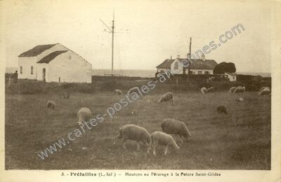 Carte postale ancienne Pointe St Gildas — Préfailles (Loire-Atlantique)