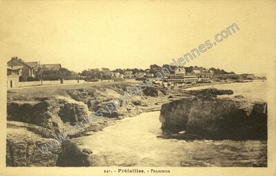 Carte postale ancienne Panorama — Préfailles (Loire-Atlantique)