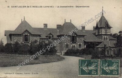 Carte postale ancienne La Jousselinière - Dépendances — Saint-Julien-de-Concelles (Loire-Atlantique)