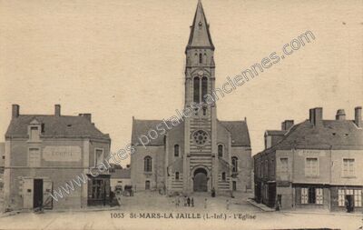 Carte postale ancienne L'Eglise — Saint-Mars-la-Jaille (Loire-Atlantique)