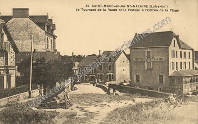 Carte postale ancienne St Marc en St Nazaire — Saint-Nazaire (Loire-Atlantique)