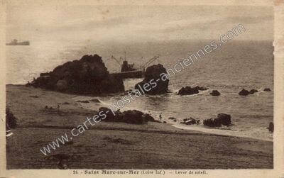 Carte postale ancienne St Marc sur Mer — Saint-Nazaire (Loire-Atlantique)