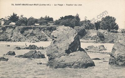 Carte postale ancienne St Marc sur Mer — Saint-Nazaire (Loire-Atlantique)