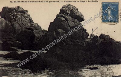 Carte postale ancienne St Marc — Saint-Nazaire (Loire-Atlantique)