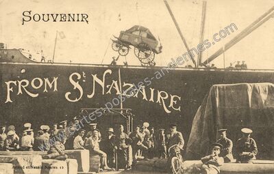 Carte postale ancienne Souvenir — Saint-Nazaire (Loire-Atlantique)