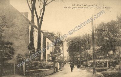 Carte postale ancienne Un des plus beaux coins de la Côte d'Amour — Saint-Nazaire (Loire-Atlantique)