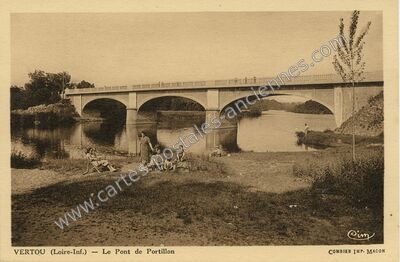 Carte postale ancienne Portillon — Vertou (Loire-Atlantique)
