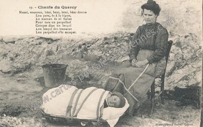 Carte postale ancienne Chants du Quercy — Non Localisée (Lot)