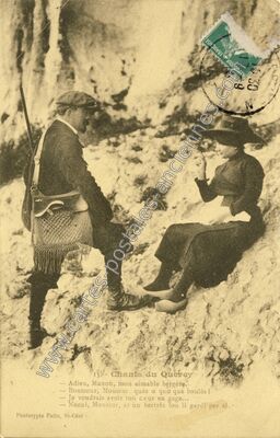 Carte postale ancienne Chants du Quercy — Non Localisée (Lot)