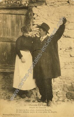 Carte postale ancienne Chants du Quercy — Non Localisée (Lot)