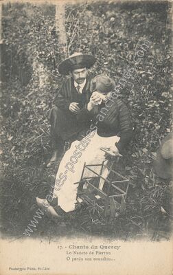 Carte postale ancienne Chants du Quercy — Non Localisée (Lot)
