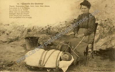 Carte postale ancienne Chants du Quercy — Non Localisée (Lot)