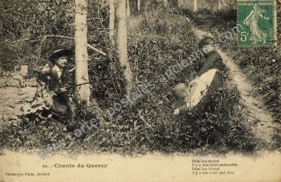 Carte postale ancienne Chants du Quercy — Non Localisée (Lot)