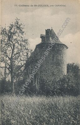 Carte postale ancienne Chateau de St Julien — Non Localisée (Lot)