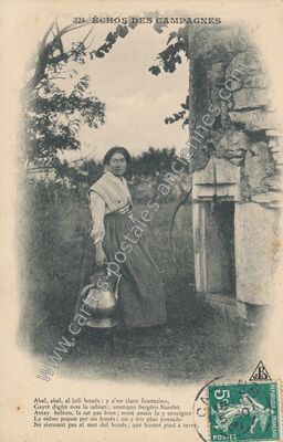 Carte postale ancienne Echos des Campagnes — Non Localisée (Lot)