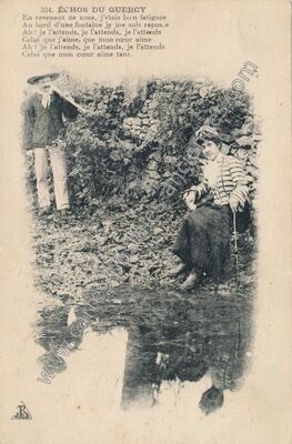 Carte postale ancienne Echos du Quercy — Non Localisée (Lot)